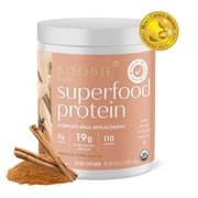 Boobie Body Organic Superfood Plant-Based Protein Shake, Vanilla Chai, [21.3oz, 1 Tub]