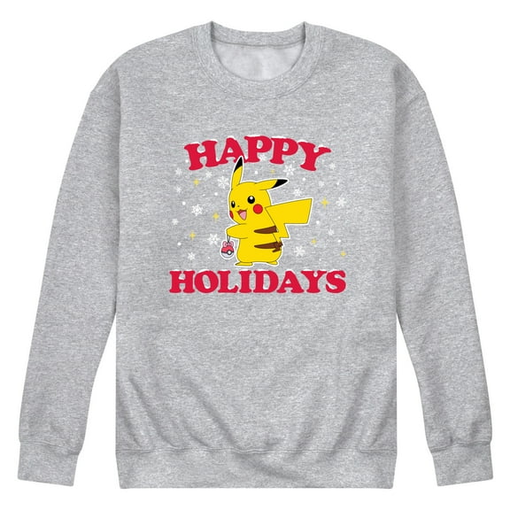 Pokémon - Happy Holidays - Men's Crew Fleece Sweatshirt