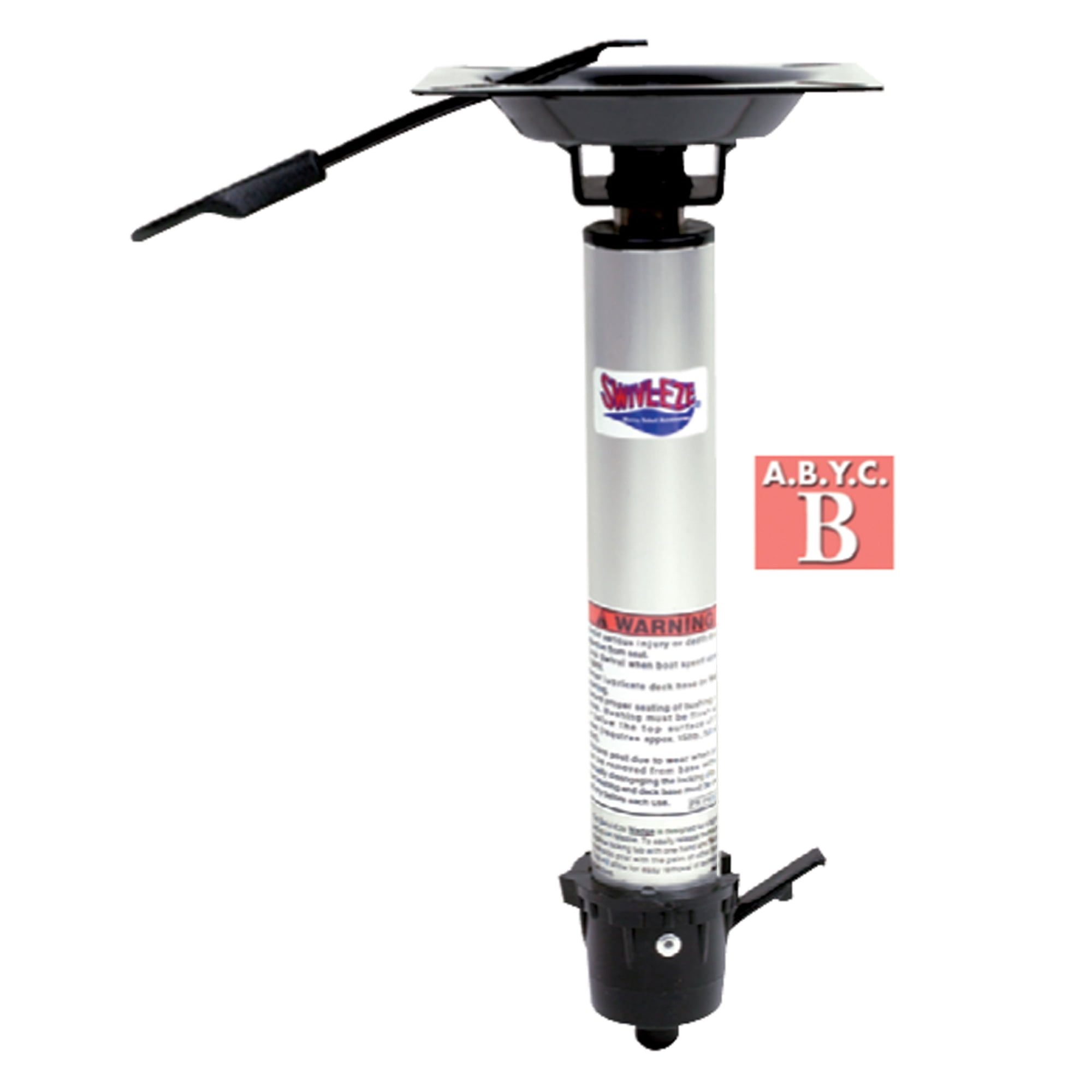 Attwood Wedge™ 2 3/8-inch Extension Post, Adjustable Height Seat Post, 24 to 30 Inches, Power Pedestal with Seat Mount