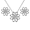 White Gold, variant on Cate & Chloe Alexis 18k White Gold Plated Flower Jewelry Set with Swarovski Crystals Gift for Women