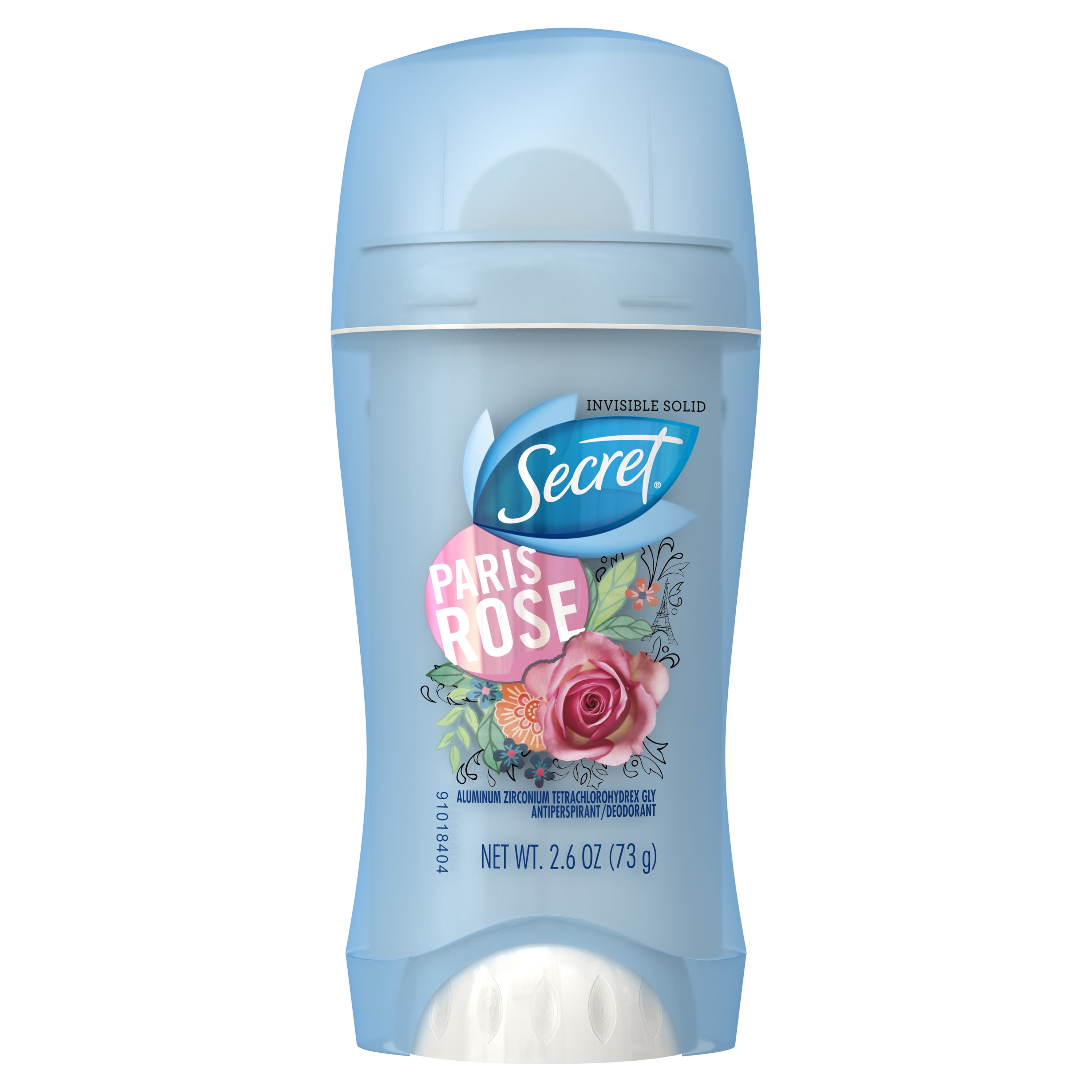 Secret Fresh Antiperspirant and Deodorant Invisible Solid, Paris Rose