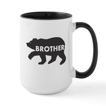 CafePress - BROTHER BEAR Mugs - 15 oz Ceramic Large White Novelty Mug