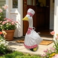 thumbnail image 7 of Ccwuwei Porch Goose Clothes, UV Resistant Polyester Porch Goose Clothes Set 23 in, Art Deco Garden Goose Clothing, Goose Accessories for Lawns Patios, Decorative Outdoor Goose Costume, 7 of 7