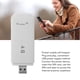 thumbnail image 5 of M Buder Enrutador WiFi Portátil USB 4G LTE Hotspot Móvil con Ranura para Tarjeta SIM Soporta 10 Dispositivos Cifrado WPA Conexión Rápida Blanco (16 cm / 6.3 in), 5 of 9