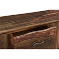 thumbnail image 5 of Taran Designs Darcy 3-drawer 4-door Live Edge Solid Wood Sideboard in Dark Brown, 5 of 9
