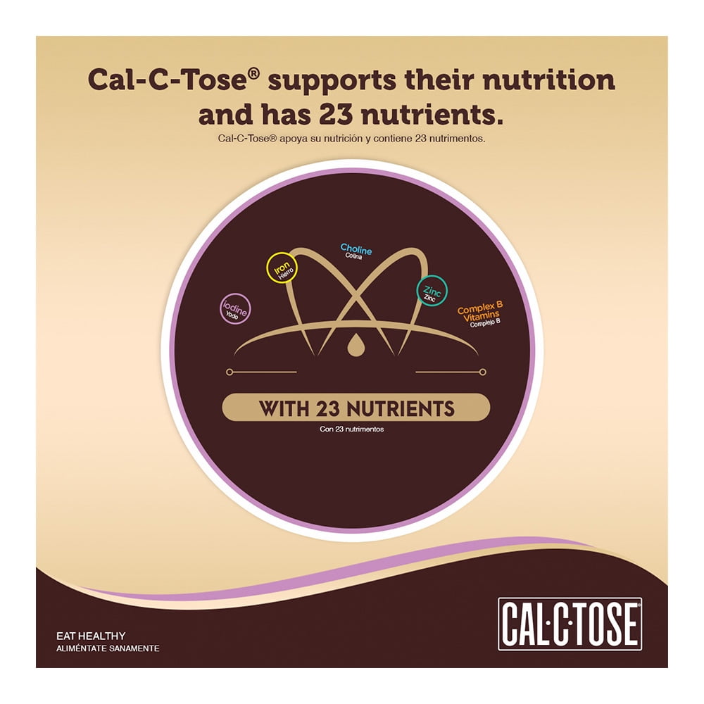 Cal-C-Tose Chocolate Milk Powder Mix for Kids, 14.1oz, 3 pack