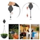 thumbnail image 2 of Polea para plantas, retráctil, resistente, de fácil acceso, para colgar plantas, cestas de flores, ganchos compatibles con cestas de jardín, macetas y comederos para pájaros, 2 of 5