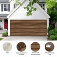 thumbnail image 2 of Brown Wood Grain Garage Door Cover Banner 6 x 13 FT, Retro Farmhouse Wooden Plank Garage Door Curtains Backdrop with Grommets for Indoor Outdoor Wall Party Porch Yard Decorations Background, 2 of 9