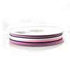 Rainbow Striped Grosgrain Ribbon, 5/8-inch, 25-yard, Azalea/Pink/White/Black