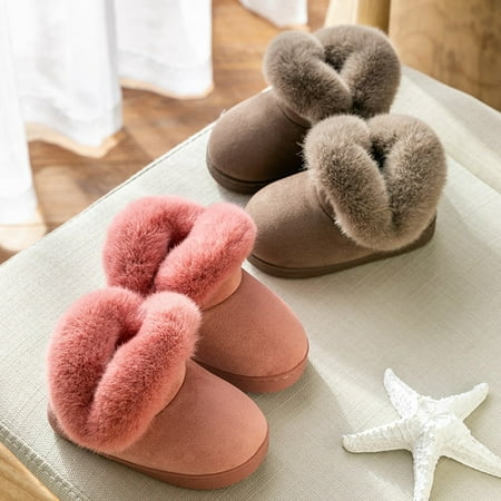 

Beechoice Baby Boy Girl Boots Newborn Shoes Winter Snow Bowknot Anti-Slip Soft Sole Warm Infant Toddler Prewalker Booties