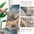 thumbnail image 5 of Yayeee 4 Pack Dining Chair Covers Stretch Parson Chairs Slipcovers Seat Protector, Floating Whale, 5 of 6