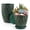 Green Gold, variant on FOUKUS 6 inch Plastic Plant Pots: 5 Pack Indoor Planters with Drainage and Tray Outdoor Flower Pots, Multicolor