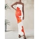 thumbnail image 2 of Vestido largo PRETTYGARDEN ajustado sin tirantes con estampado floral para mujer, 2 of 7