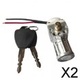 thumbnail image 1 of 2x Cerradura de Batería Shamjiam Interruptor de Encendido Accesorios de Batería Cerradura de Seguridad de Cabeza Más Grande 69mm, 1 of 8
