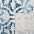 thumbnail image 6 of SAFAVIEH Martha Stewart Isabella Clover Area Rug, Navy/Ivory, 8' x 10', 6 of 8