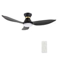 thumbnail image 2 of 45" Smart Flush Mount Ceiling Fan Compatible with Wi-Fi Apps and Voice Control, 2 of 8