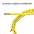 thumbnail image 5 of Uxcell 10 Feet 14 AWG Gauge THHN Stranded Yellow Copper Building Wire Nylon Jacket 600V for Residential,Commercial, 5 of 6