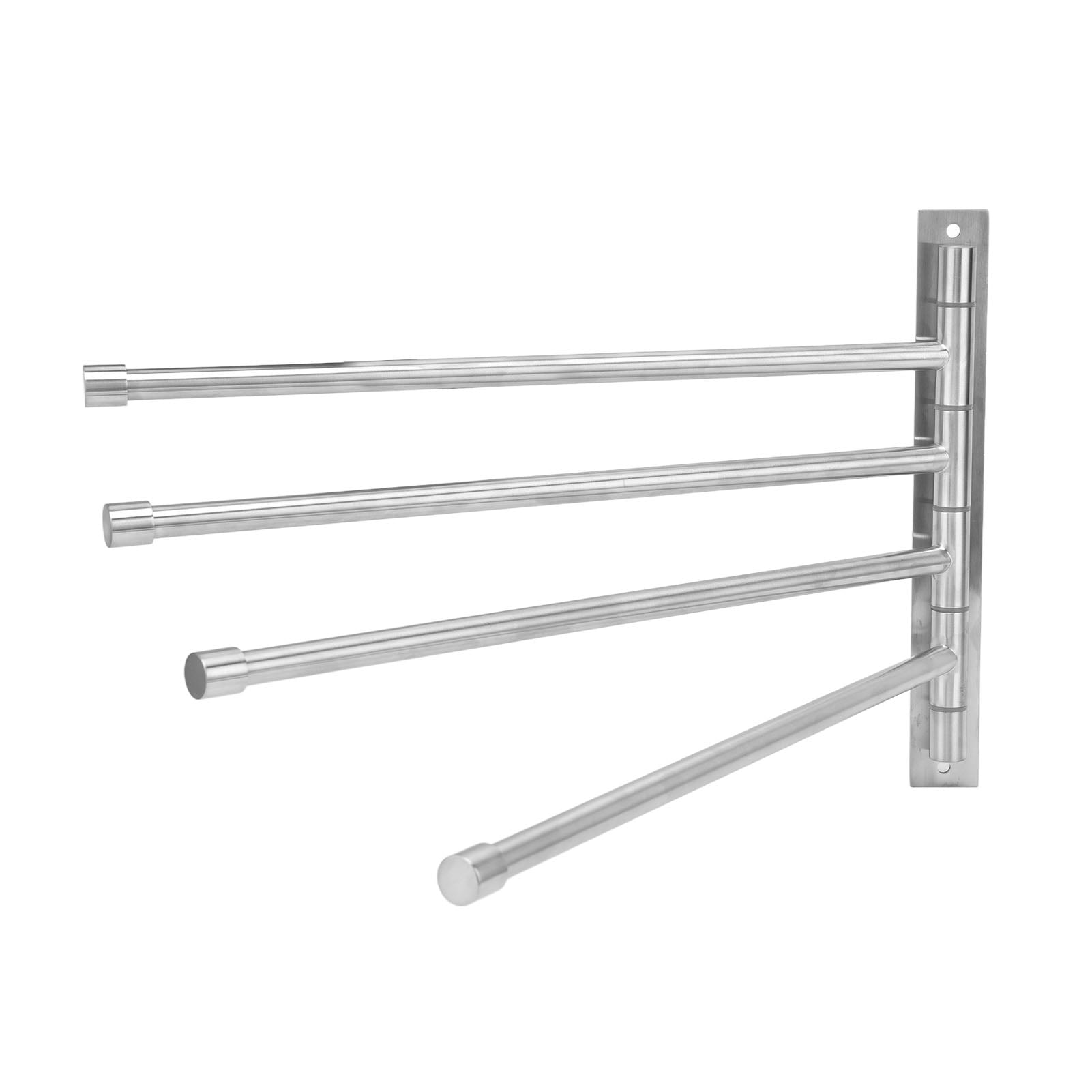 Rotating Towel Rail, Stainless Steel Rustproof Swing Towel Rack Wall
