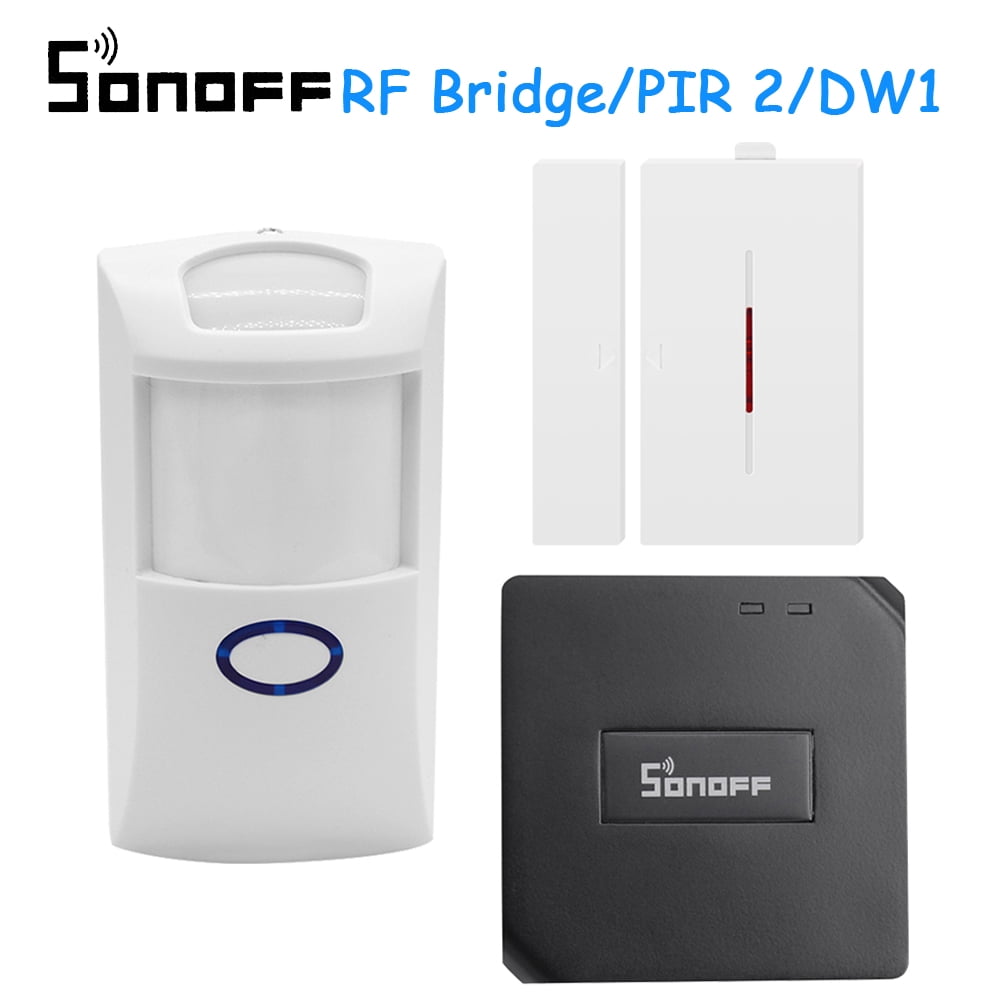 Sonoff RF Bridge 433MHZ Detektor PIR Tür-und Fensteralarm Sensor Smart Home B2SA 