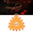 thumbnail image 4 of Beacon Flashing Light, Magnetic Base High Brightness 3 Pcs  Roadside Emergency Flare Long Warning Distance With Hook For Camp Orange,Red, 4 of 8