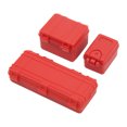 thumbnail image 4 of Estuche Para Equipaje De Automóvil RC, Juego De Caja De Equipaje De Automóvil RC De Simulación De Alto Detalle Fuerte Y Fino, 3 Piezas De Plástico Para Almacenamiento, 4 of 8