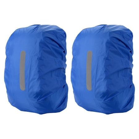 CKDOHAPEL 2PCS Backpack Rain Cover Outdoor Night Travel Reflective Rain Cover Reverse Cursor Schoolbag Rain Cover Camping Mat Cloth Waterproofing Fabrics Trekking Jacket Light down Jacket for Girls