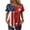 Red #42, variant on KDDYLITQ 250th Birthday Shirts Womens 250th Anniversary Printed Short Sleeve Red White Blue Clothes Usa Flag Crew Neck Birthday T-Shirts Patriotic 2026 Tees Beige L