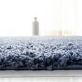 thumbnail image 5 of SAFAVIEH Primo Mason Solid Plush Shag Area Rug, Blue, 5'3" x 7'6", 5 of 8
