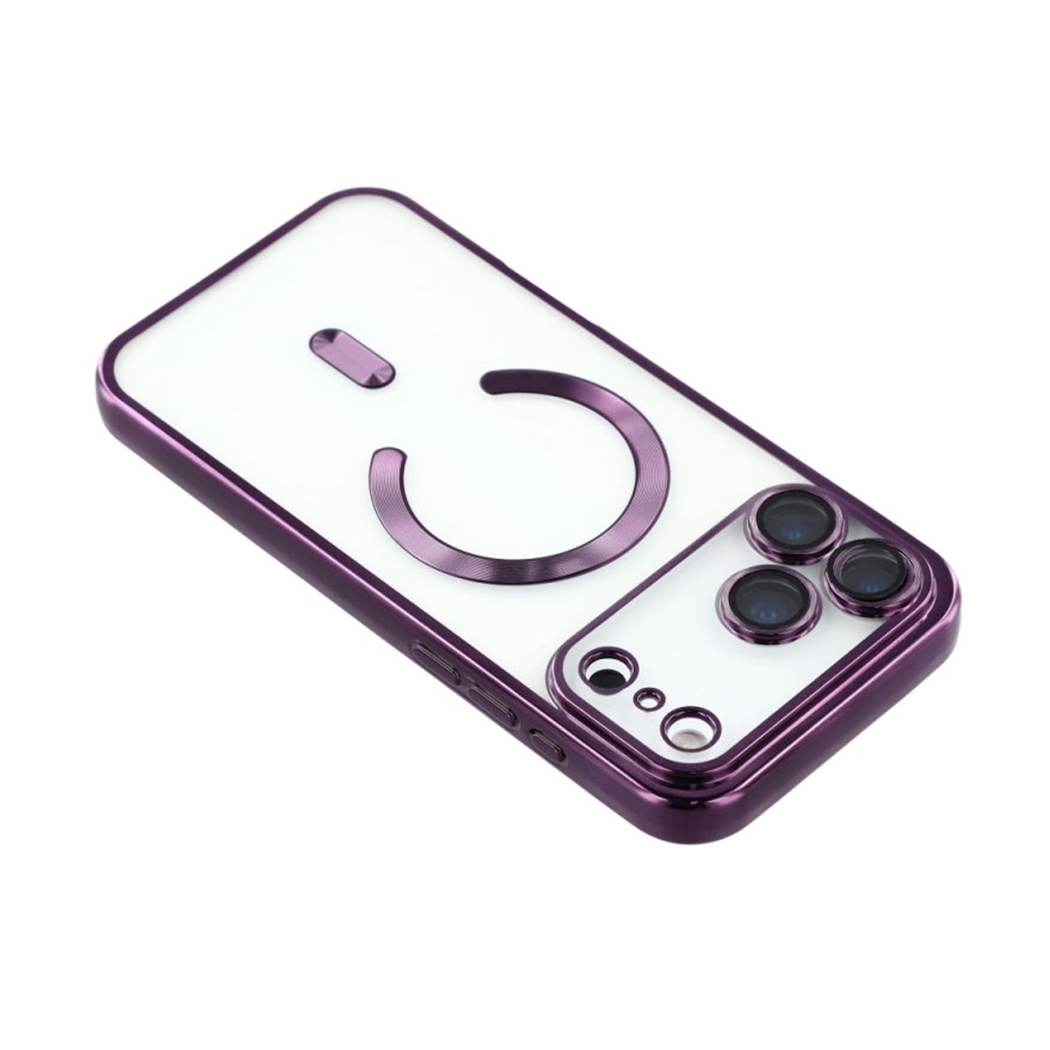 Vivid Transparent Case with MagSafe for iPhone 17 Pro Max - Purple