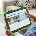 thumbnail image 6 of for iPad 9th 8th 7th Generation (10.2 inch, 2021/2020/2019) Heavy Duty Shockproof Rugged Case with Screen Protector 360° Rotating Stand Hand Strap Shoulder Strap, 6 of 8
