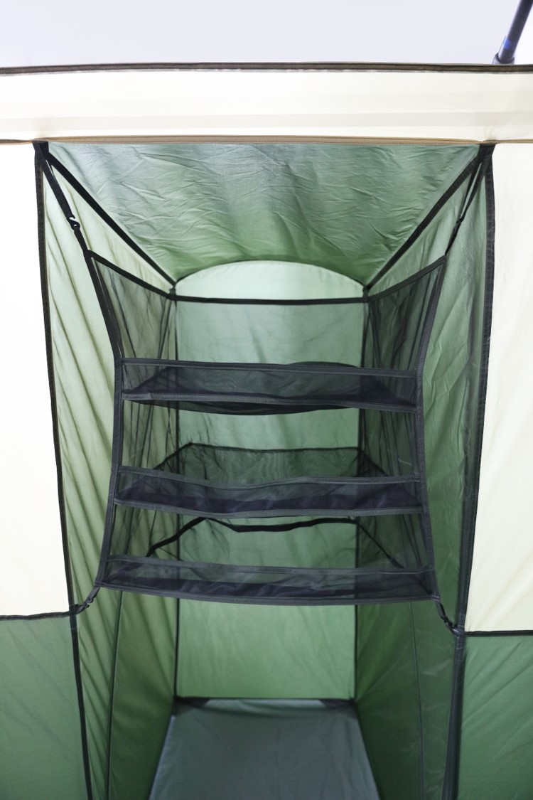 Ozark Trail Hazel Creek 12 Person 3-Room Cabin Tent, 20' x 9' x 84", Green - image 4 of 13