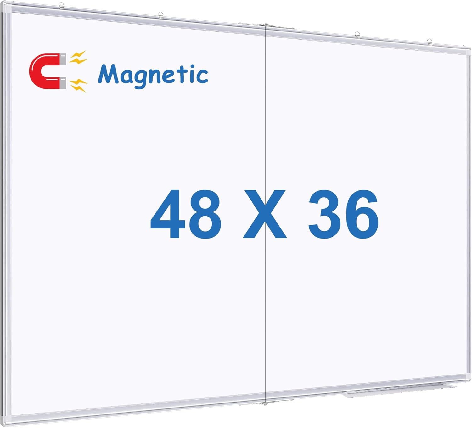 Double Sided White Board Dry Erase, 20 x 30 inch Magnetic Dry Erase Board Whiteboard for Wall, Aluminum Frame Wall-Mounted or Hanging Whiteboard Marker Board Writing Board
