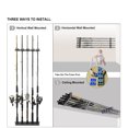thumbnail image 3 of Booms estante para caña de pescar soporte de almacenamiento para caña de pescar montado en la pared Vertical Kits de estante de 10 varillas para sótano de garaje Hugtrwg Para estrenar, 3 of 7