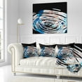 thumbnail image 2 of Designart Beautiful Splash of Purple Water - Abstract Throw Pillow - 16x16, 2 of 4