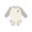 Natural and Heather, variant on Pocket Goldendoodle Boys or Girls Long Sleeve Baby Bodysuit