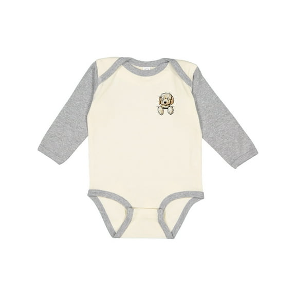 Inktastic Pocket Goldendoodle Boys or Girls Long Sleeve Baby Bodysuit