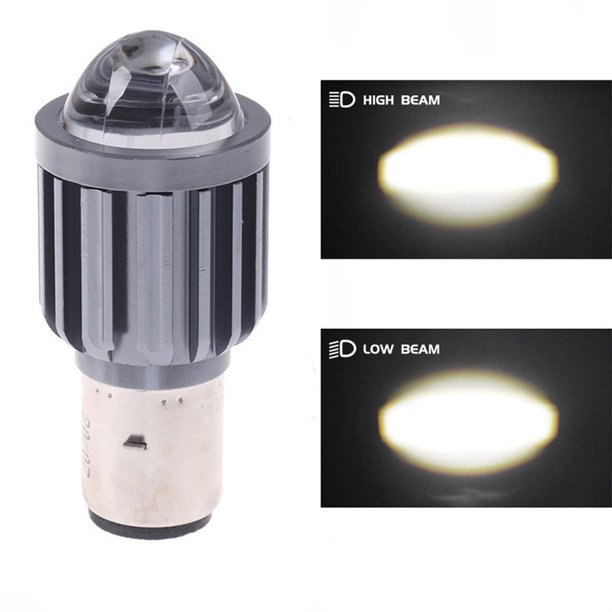 Bombillas LED eléctricas de doble color BA20D H4 para motocicleta/focos delanteros Hight de haz bajo/motocicleta 3000K/6000K/motocicleta ATV
