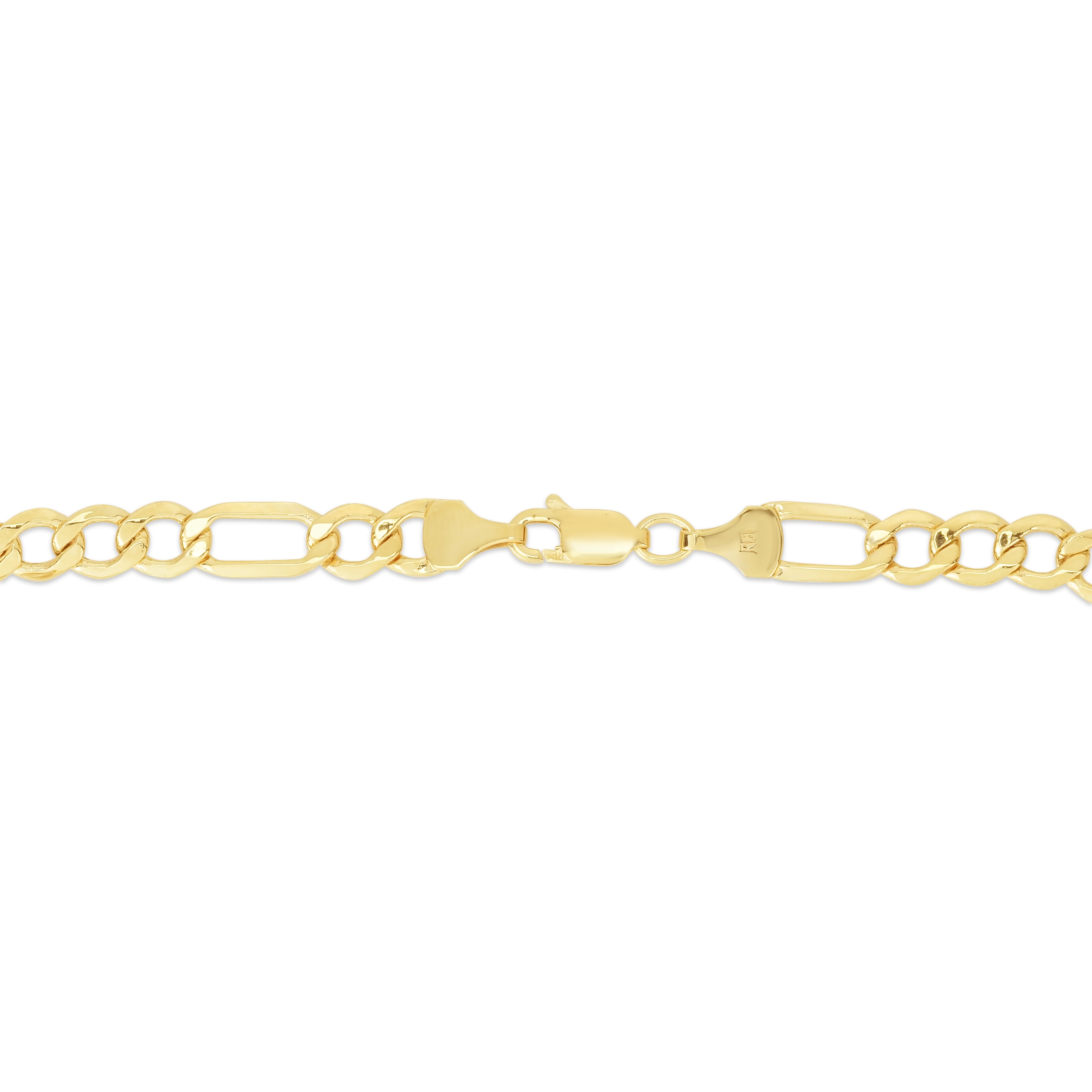 14KT Yellow Gold 24" Lite Figaro Chain