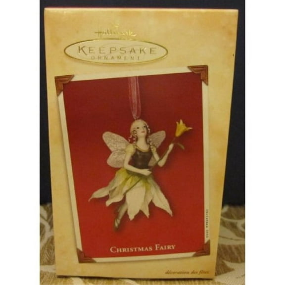 keepsake ornament christmas fairy