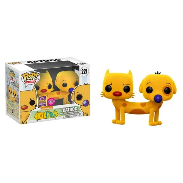 Funko 15102Â -Â Cat Dog Pop Vinyl Figure 221Â Flocked SDCC Summer Convention Exclusives Funko -
