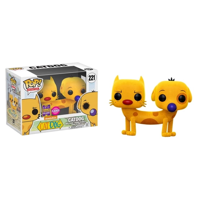 Funko 15102Â -Â Cat Dog Pop Vinyl Figure 221Â Flocked SDCC Summer Convention Exclusives Funko -