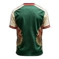thumbnail image 4 of Mexico Soccer Jersey Shirts for Men 2026 Country Team Short Sleeve Crew Neck 2D Graphic Football Shirt Retro Streetwear Top, Green XL, 4 of 4