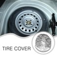 thumbnail image 3 of OUNONA 1Pack Grey Car Wheel Tires Covers for Rv and Trailers Extends Lifespan 28.3x28.3in, 3 of 8
