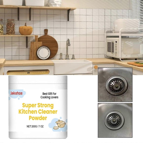 Removes Kitchen Grease Cleaner Stove Top Cleaner and Degreaser for Cleaning Floor Water Sink Faucets