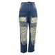 thumbnail image 4 of WILLBEST Pantalones Mujer Vaqueros de Mezclilla de Alta Elasticidad para Mujer Con Adornos de Perlas y Detalles Desgastados, Diseño de Pierna Ancha, Pantalones Casuales Cómodos para Uso Diario. Grande, 4 of 5
