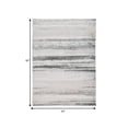 thumbnail image 5 of Oxy 5 x 7 Modern Area Rug Clean Abstract Design Soft Fabric Gray Gold - Saltoro Sherpi, 5 of 5