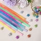 thumbnail image 4 of 900 hojas de papel de estrellas de 10 colores, tiras de origami de estrellas de colores perlados, amarillo, rosa, azul, verde y morado., 4 of 9