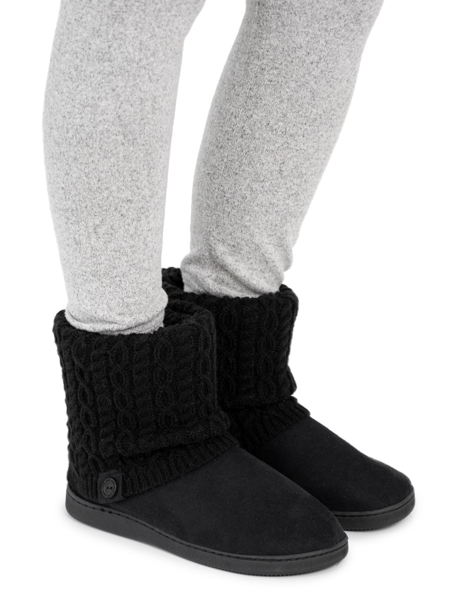 Muk Luks Women's Cable Knit Bootie