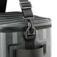 thumbnail image 4 of 15" Easy Tote Soft Cooler Gray Striped, 4 of 5
