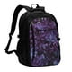 thumbnail image 1 of Balery Lilac Mochila con carga USB para hombre y mujer - Mochila impermeable y antirrobo para laptop con puerto USB para viajes, trabajo, 1 of 7